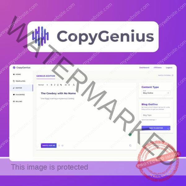 CopyGenius Pro For One Month