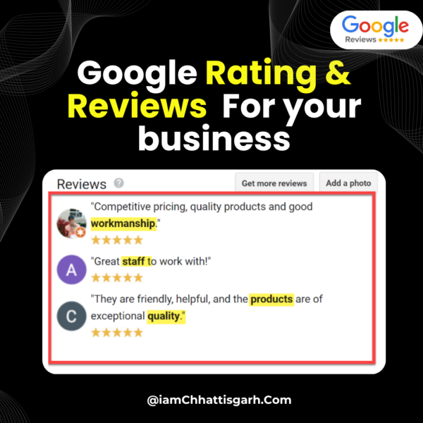 Google Rating & Reviews For Your Business